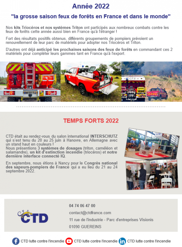 CTD Firefighting - Newsletter #2