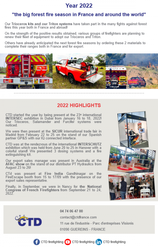 CTD Firefighting - Newsletter #2
