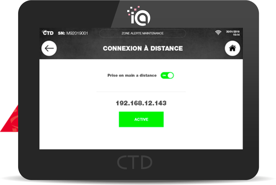Remote take-over interface